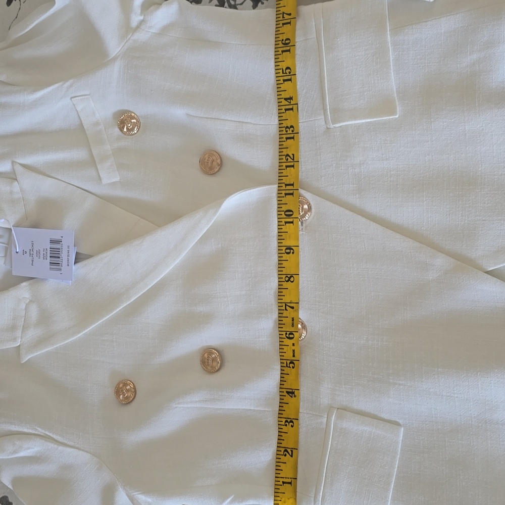NWT WALTER BAKER Blazer Cream M - Picture 11 of 14